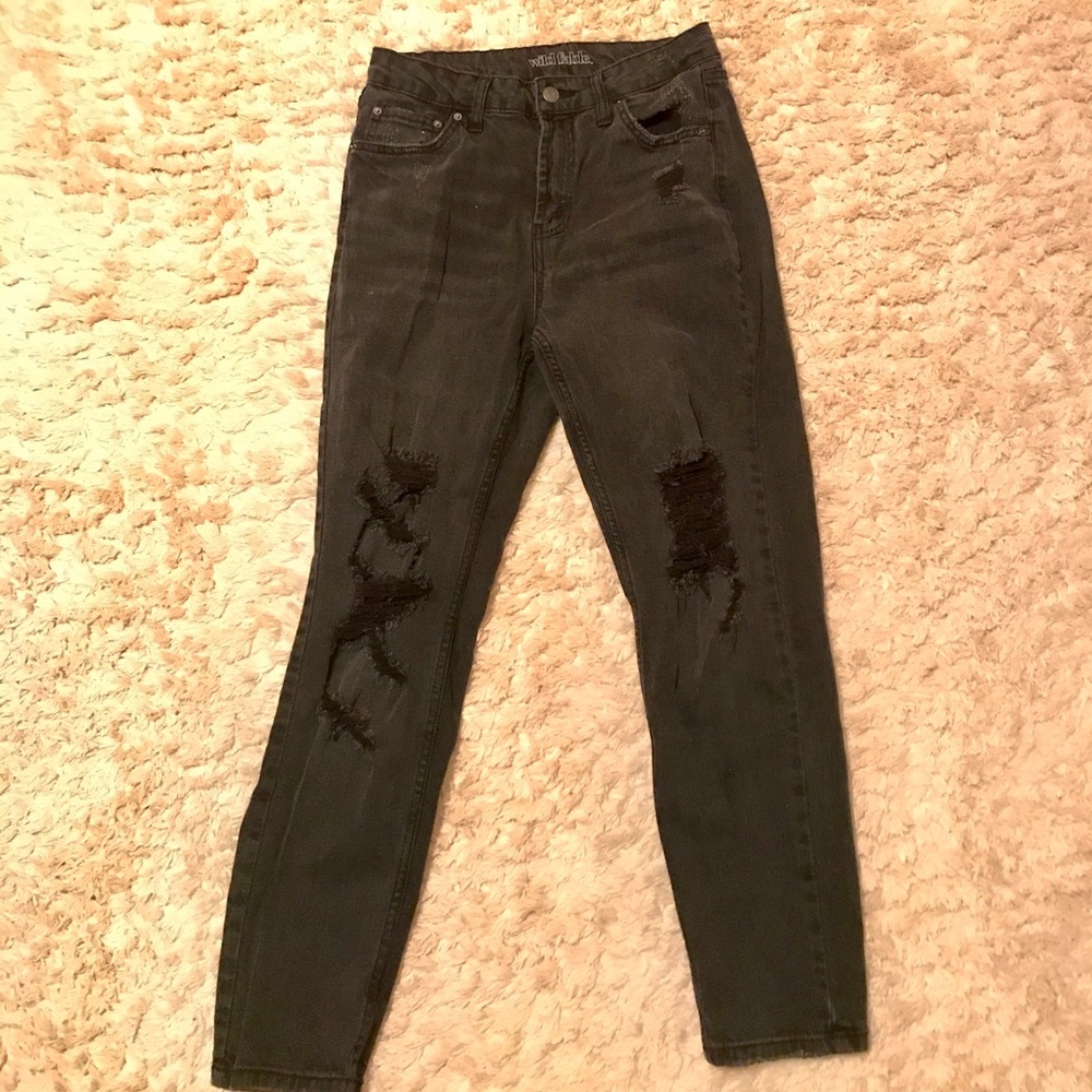 Black mom jeans